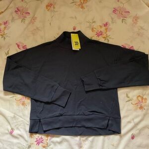 🍂All in Motion Navy Blue Turtleneck Sweater